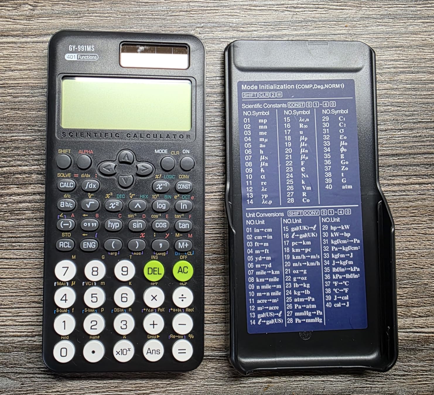 Scientific Calculator For Secondary School - เครื่องคิดเลขวิทยาศาสตร์สำหรับโรงเรียน รุ่น 991MS ฟังก์ชันคำนวณ 401 ฟังก์ชัน