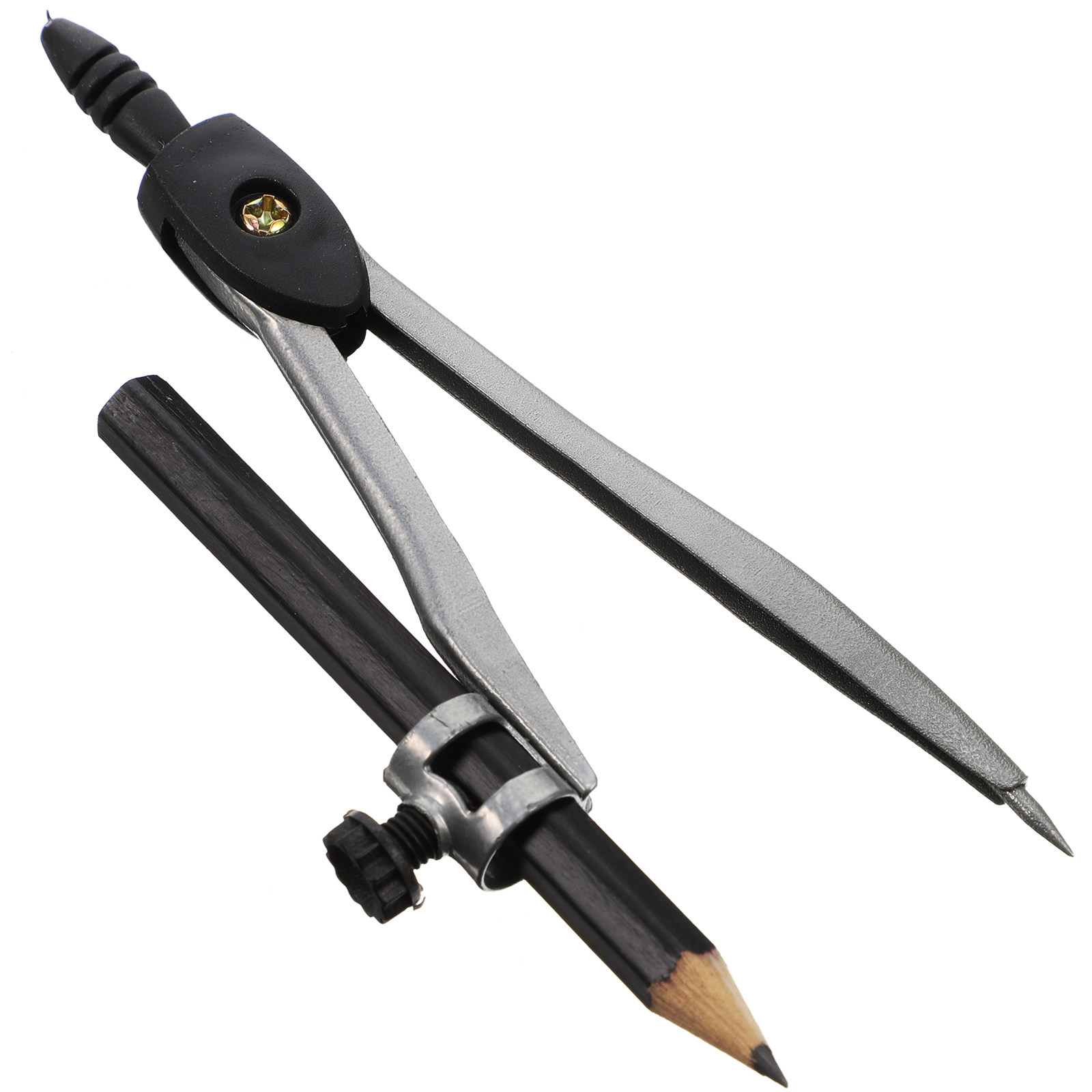 Math Geometry Set With Compass - ชุดเข็มทิศโลหะแบบมืออาชีพ ชุดเข็มทิศสำหรับวาดเขียน เครื่องมือวาดวงกลมสำหรับงานเขียนแบบทางคณิตศาสตร์ อุปกรณ์การเรียน