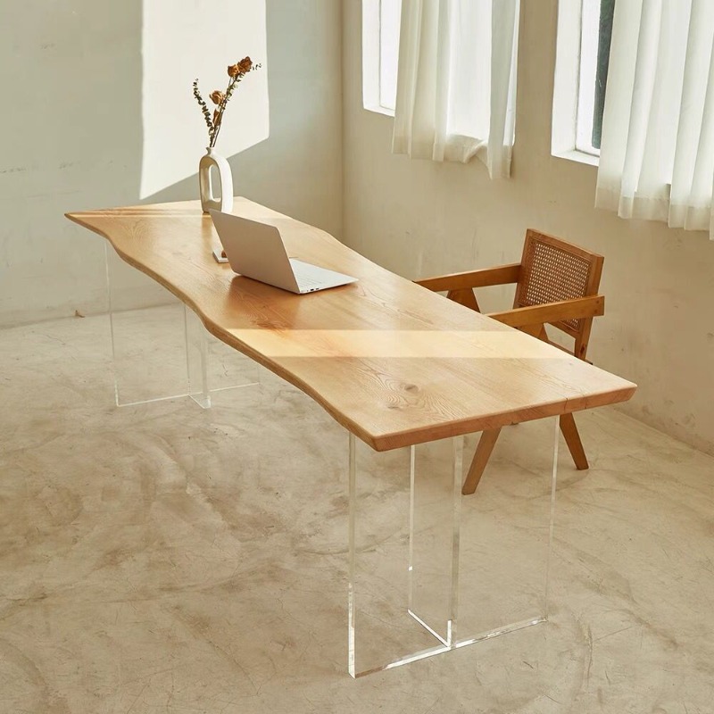 โต๊ะลอยอะคริลิคไม้เนื้อแข็งสไต - Office Furniture บทวิจารณ์และราคา