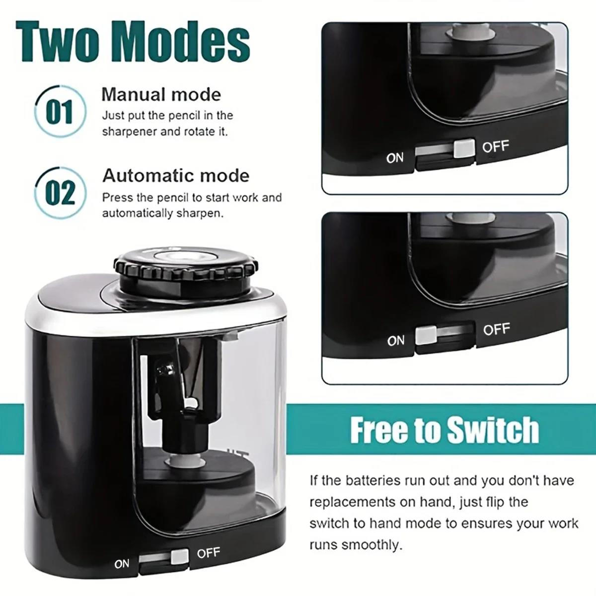 เครื่องเหลาดินสอไฟฟ้าแบบพกพา ใ - Electric Pencil Sharpener Usb บทวิจารณ์และราคา
