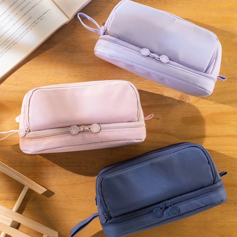 Kawaii ดินสอความงามดินสอกระเป๋ - Aesthetic Large Pencil Case Pouch บทวิจารณ์และราคา