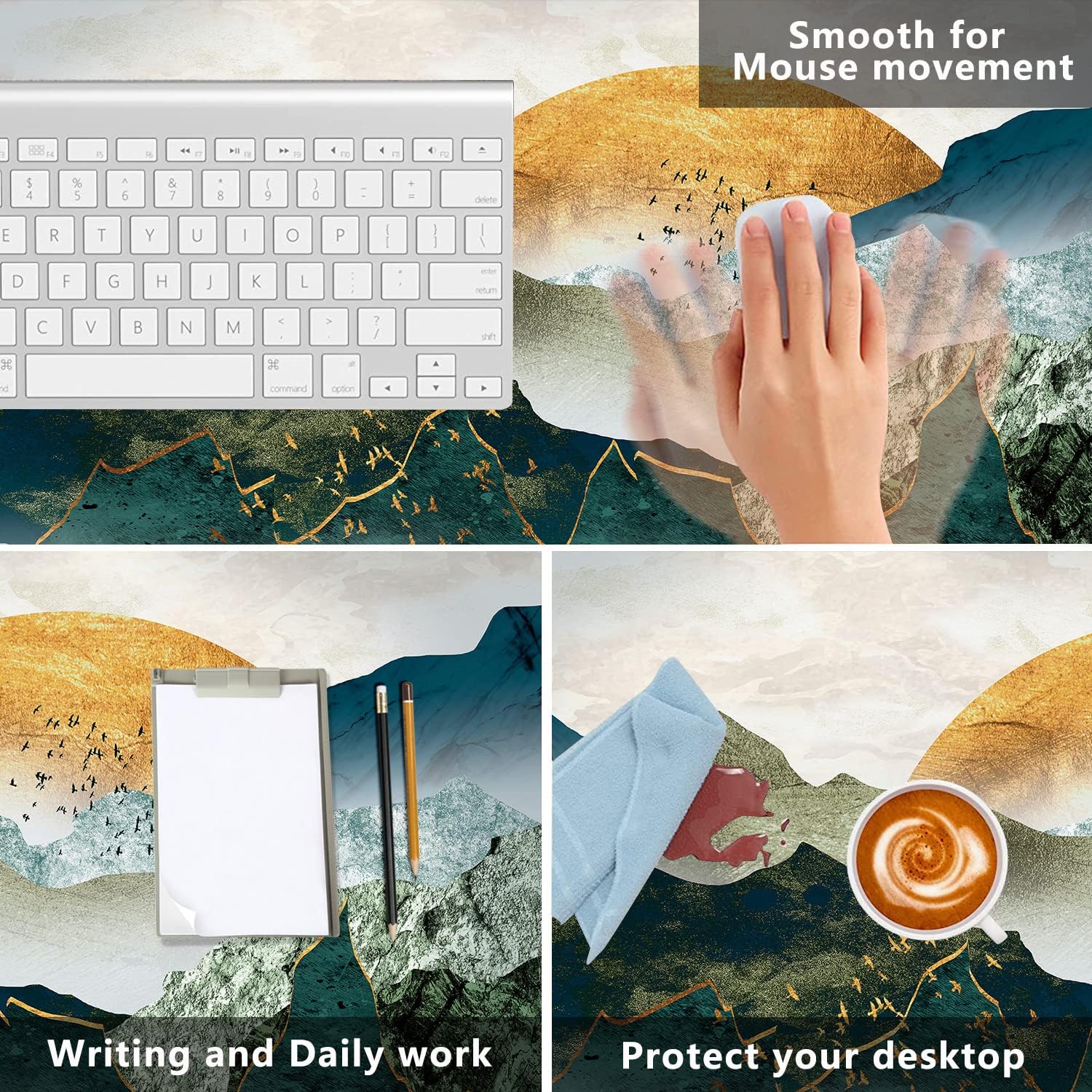 แผ่นรองเมาส์รูปภาพแบบกำหนดเอง  - Desk Accessories บทวิจารณ์และราคา