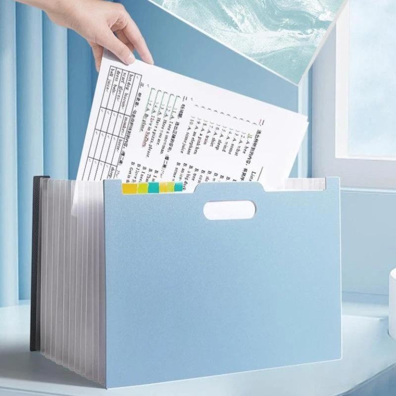 แฟ้มเอกสารแบบขยายได้ 13 ช่อง พ - Expandable Accordion File Folder 13 Pockets บทวิจารณ์และราคา