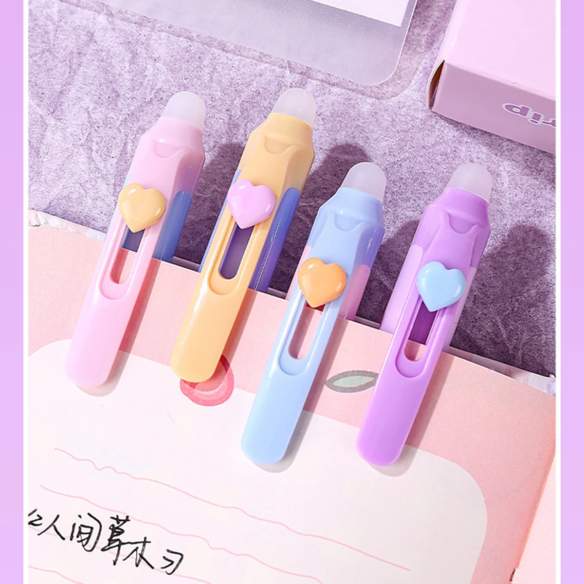 ปากกาเจลลบได้แบบกด 12 ด้าม สำห - Retractable Eraser Pen Click บทวิจารณ์และราคา