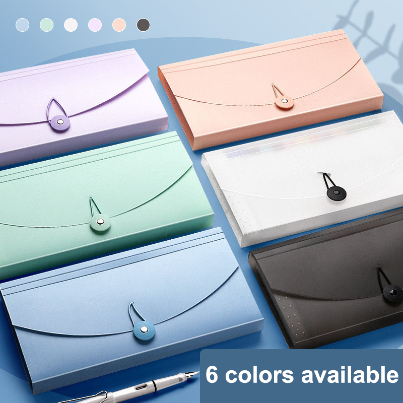 แฟ้มเอกสารแบบขยายได้ 13 ช่อง จ - Expandable Accordion File Folder 13 Pockets บทวิจารณ์และราคา