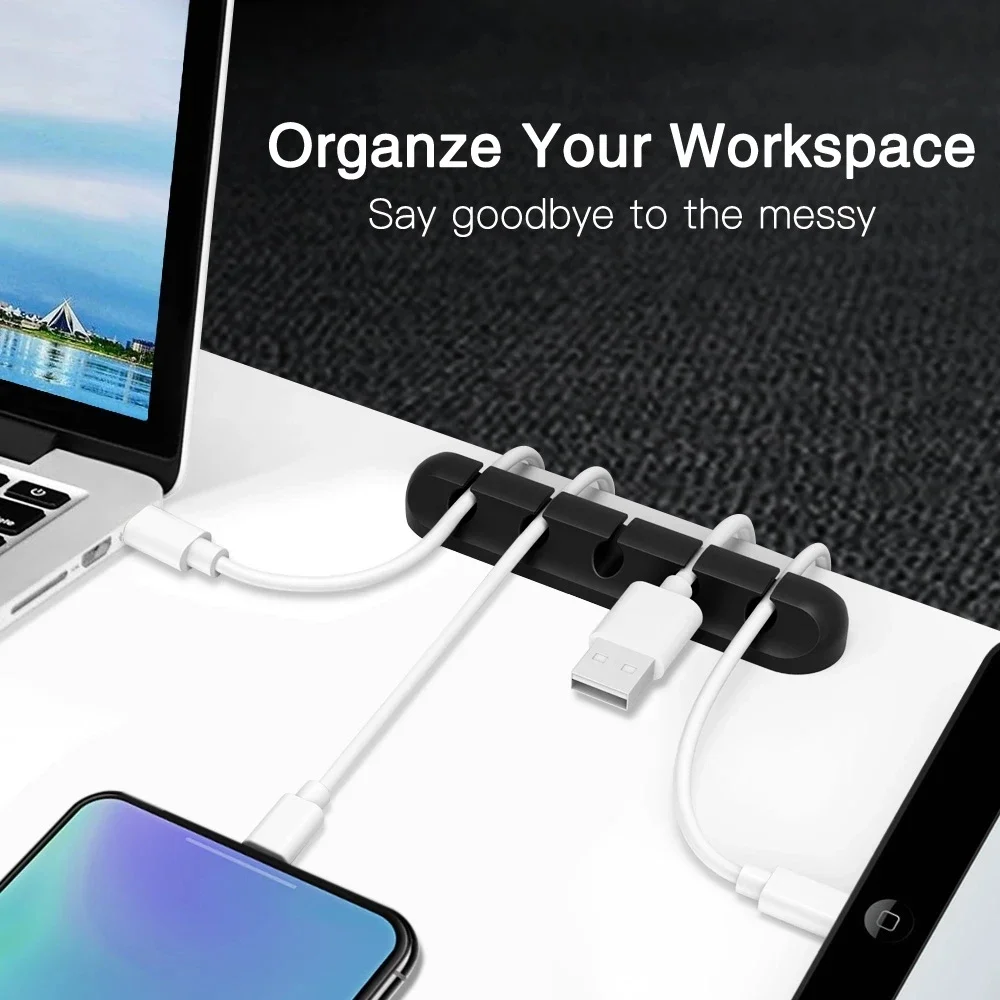 ที่จัดระเบียบสาย USB ซิลิโคน ท - Desk Accessories บทวิจารณ์และราคา